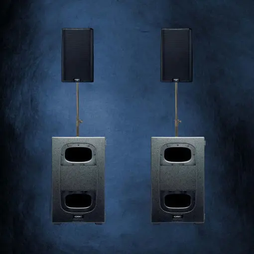 QSC Geluid Set, Geluid Huren - Deejay Dm
