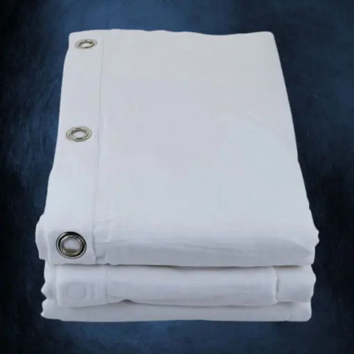 Stairville Euro Curtain 160g/m² 6.0x3.0m Wit Huren - Deluxe Deco Inkleding - Deejay Dm